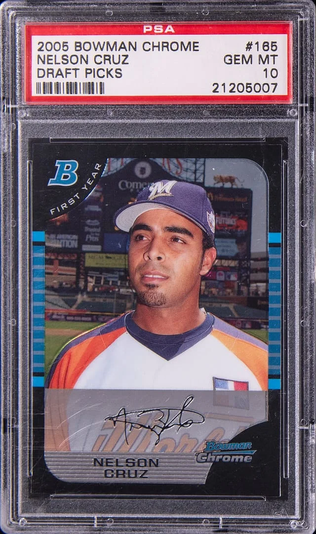 2005 Bowman Chrome Draft Nelson Cruz Picks #165 card image