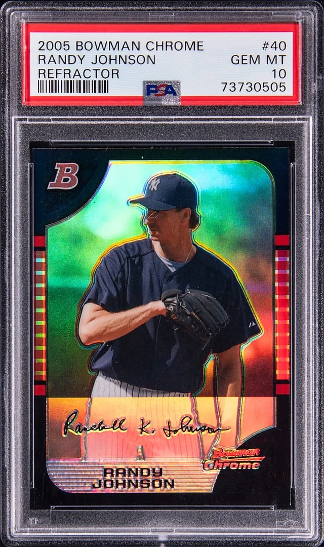 2005 Bowman Chrome Randy Johnson Refractor #40 card image