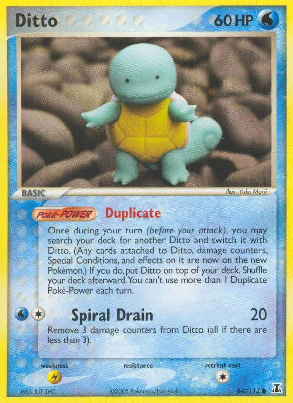 2005 Delta Species Ditto #039/113 Uncommon card image