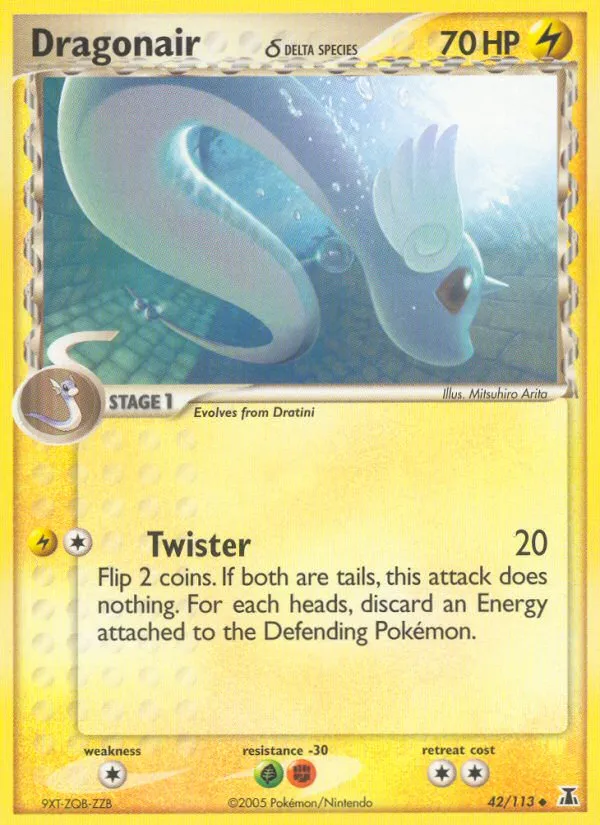 2005 Delta Species Dragonair δ #042/113 Uncommon card image