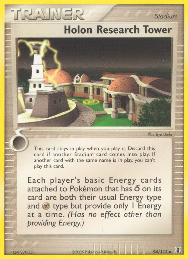 2005 Delta Species Holon Research Tower #094/113 Uncommon card image