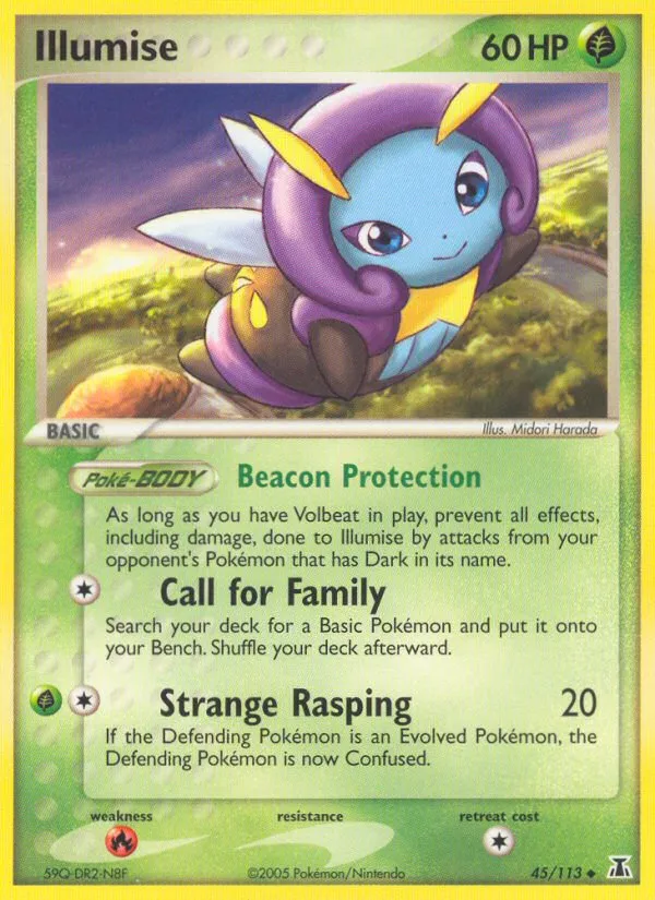 2005 Delta Species Illumise #045/113 Uncommon card image
