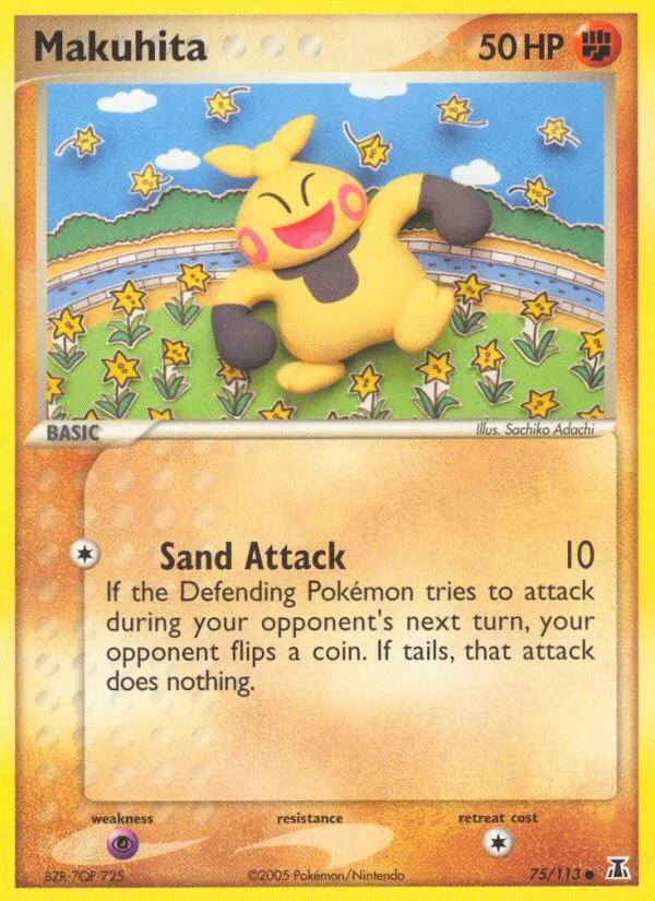 2005 Delta Species Makuhita #075/113 Common card image