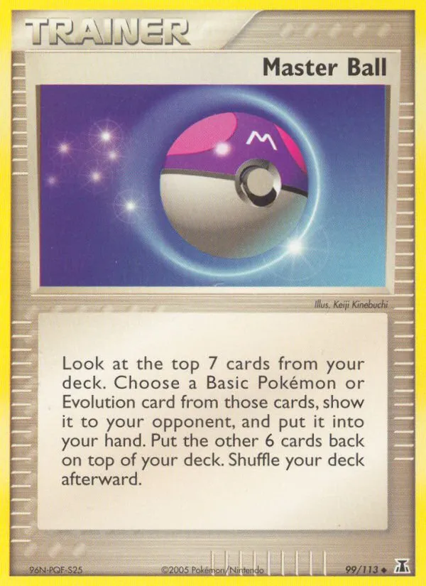 2005 Delta Species Master Ball #099/113 Uncommon card image