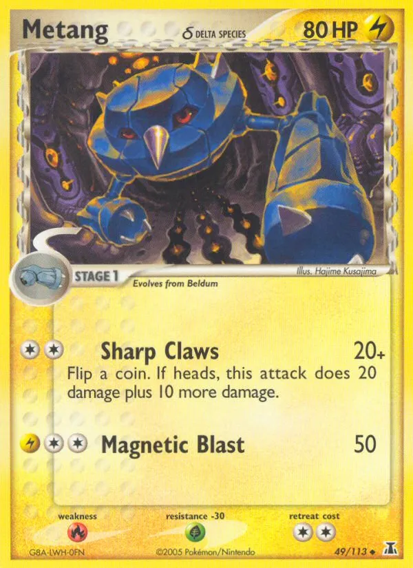 2005 Delta Species Metang δ #049/113 Uncommon card image