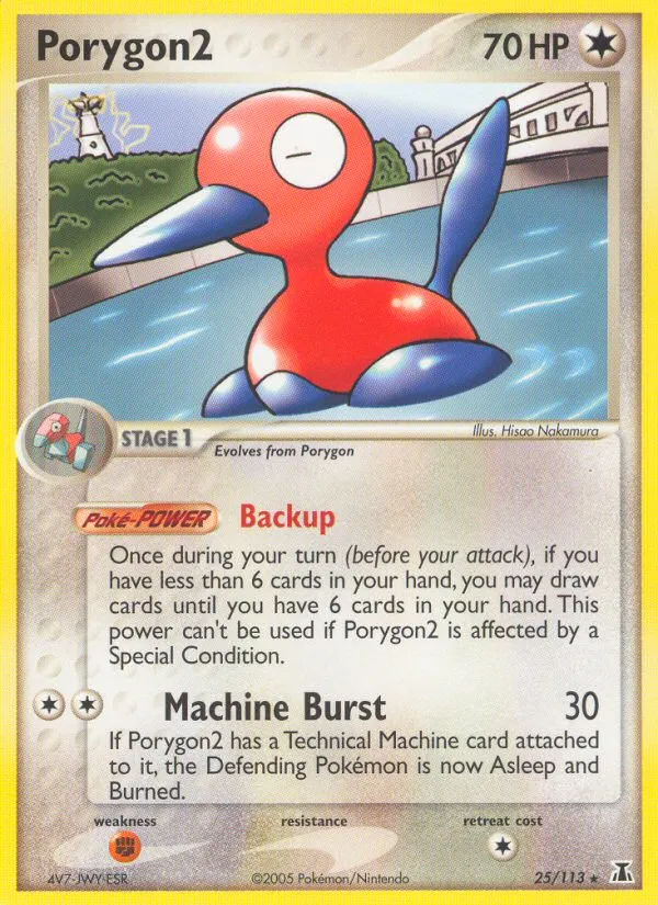 2005 Delta Species Porygon2 #025/113 Rare card image