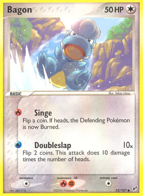 2005 Deoxys Bagon Common #052/107 Common card image