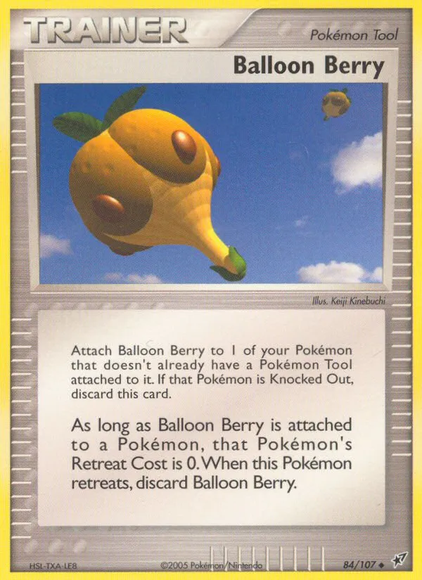 2005 Deoxys Balloon Berry Uncommon #084/107 Uncommon card image