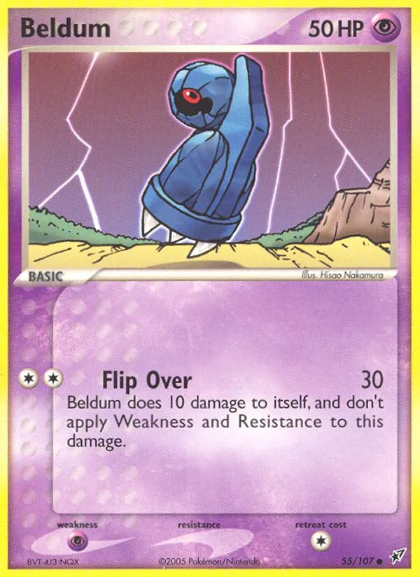 2005 Deoxys Beldum #055/107 Common card image