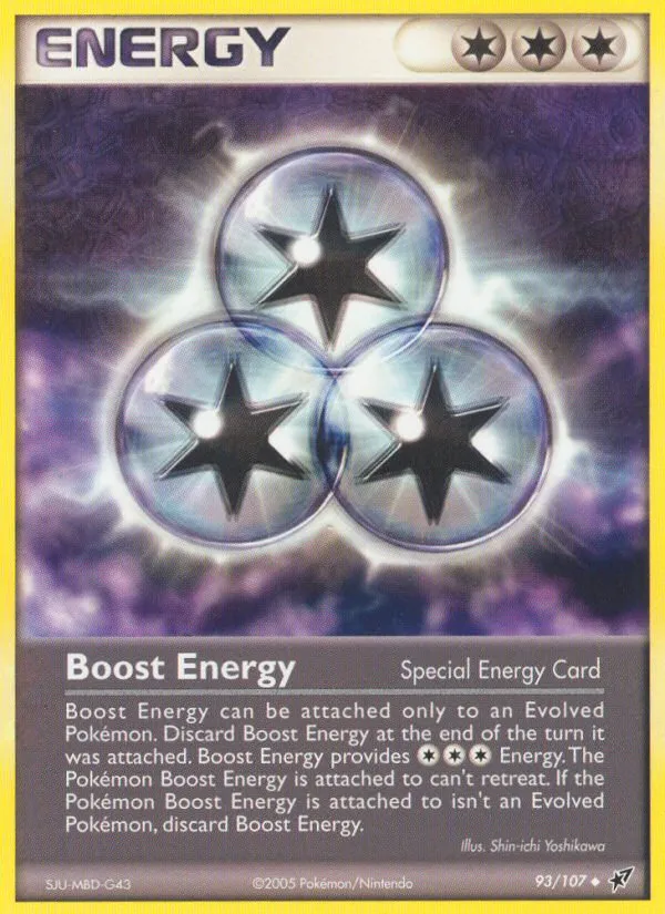 2005 Deoxys Boost Energy Uncommon #093/107 Uncommon card image
