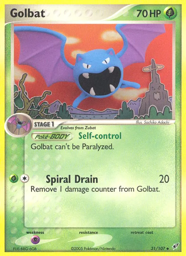 2005 Deoxys Golbat Uncommon #031/107 Uncommon card image