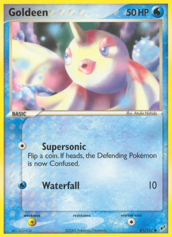 2005 Deoxys Goldeen Common #061/107 Common card image