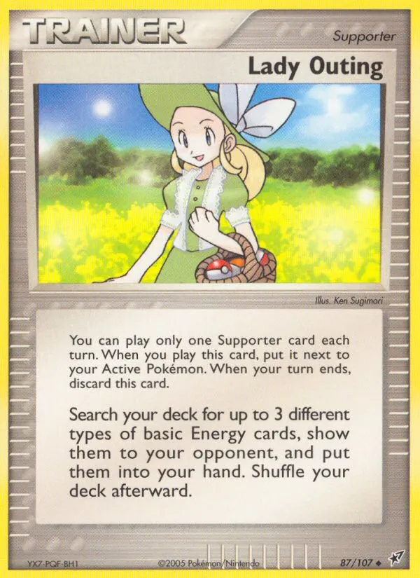 2005 Deoxys Lady Outing Uncommon #087/107 Uncommon card image