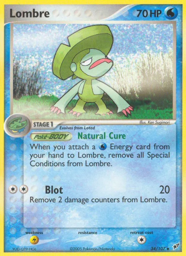 2005 Deoxys Lombre #034/107 Uncommon card image