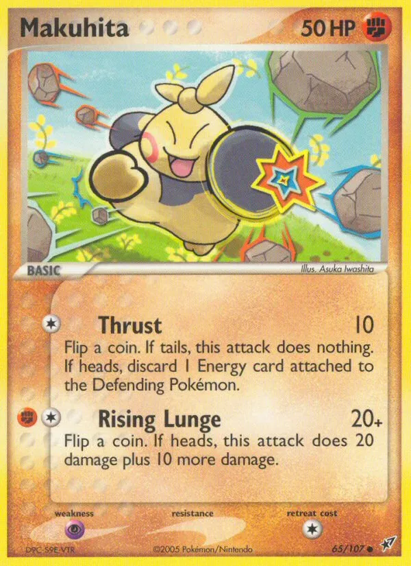 2005 Deoxys Makuhita #065/107 Common card image
