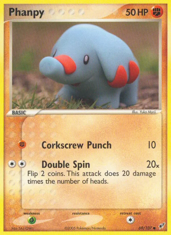 2005 Deoxys Phanpy #069/107 Common card image