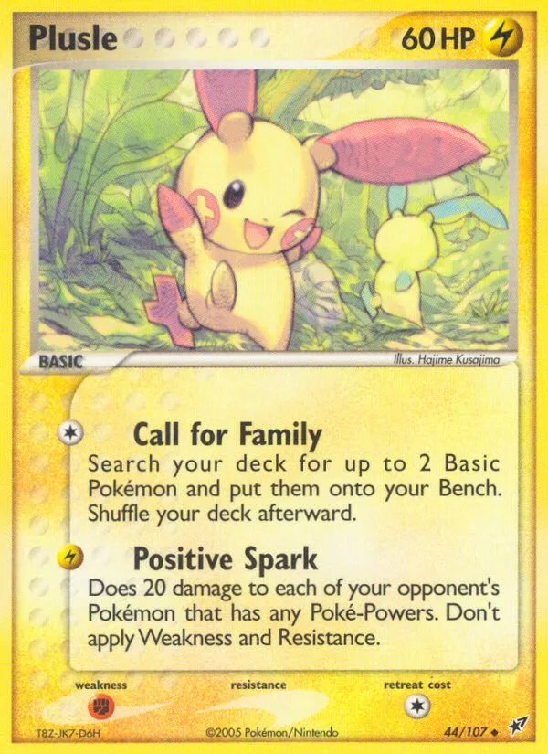 2005 Deoxys Plusle Uncommon #044/107 Uncommon card image