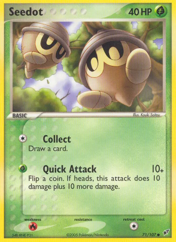 2005 Deoxys Seedot Common #071/107 Common card image