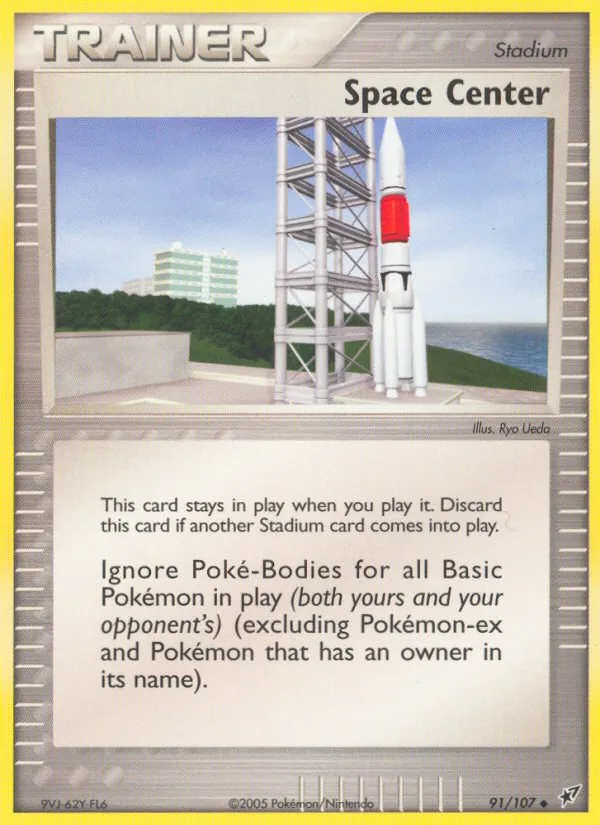 2005 Deoxys Space Center Uncommon #091/107 Uncommon card image