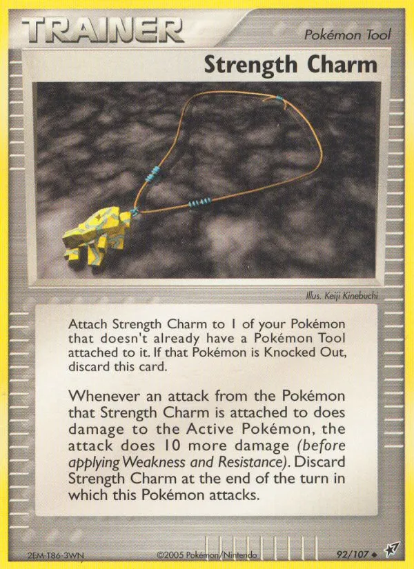 2005 Deoxys Strength Charm Uncommon #092/107 Uncommon card image