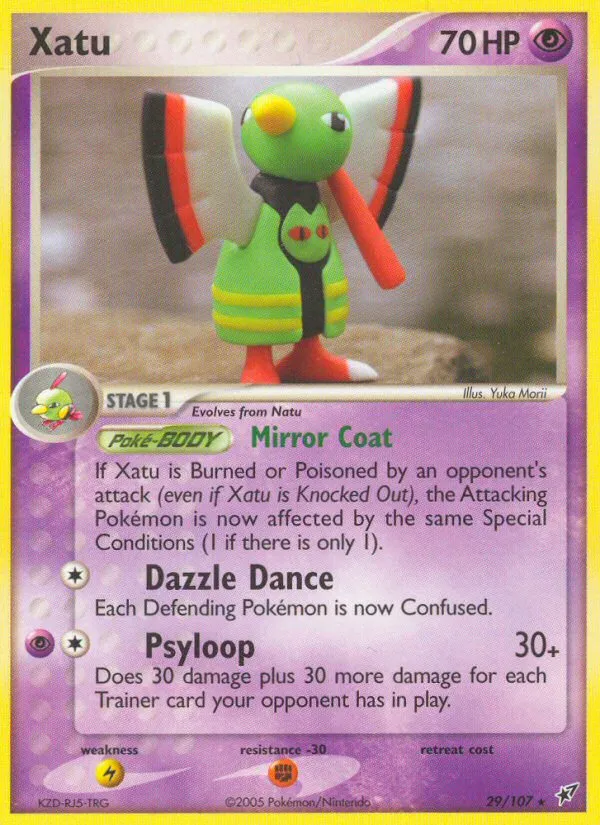 2005 Deoxys Xatu #029/107 Rare card image