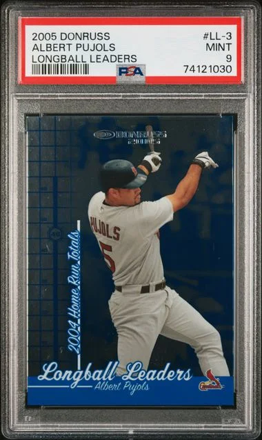 2005 Donruss Albert Pujols Longball Leaders #LL-3 card image