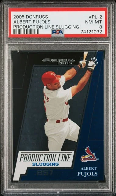 2005 Donruss Albert Pujols Production Line Slugging #PL-2 card image