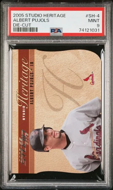 2005 Donruss Albert Pujols Studio Heritage Die-Cut #SH-4 card image