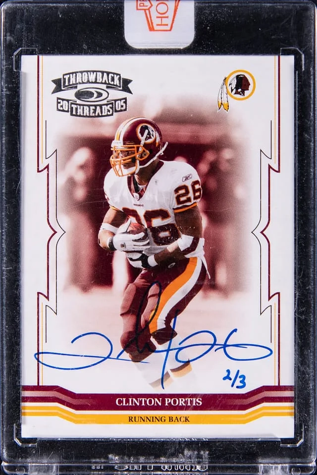 2005 Donruss Clinton Portis Throwback Threads #145 card image
