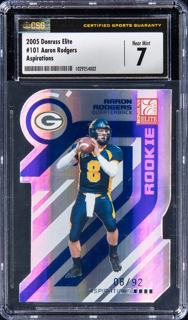 2005 Donruss Elite Aaron Rodgers Aspirations #101 card image