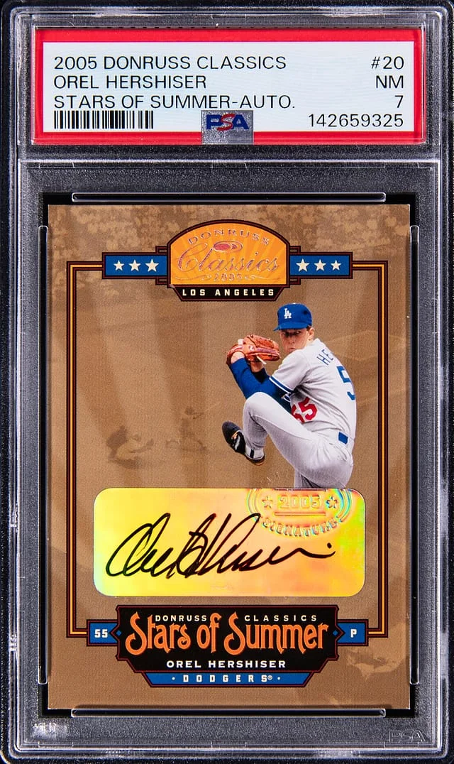 2005 Donruss Orel Hershiser Clasics Stars Of Summer Autographs #BOS-20 card image