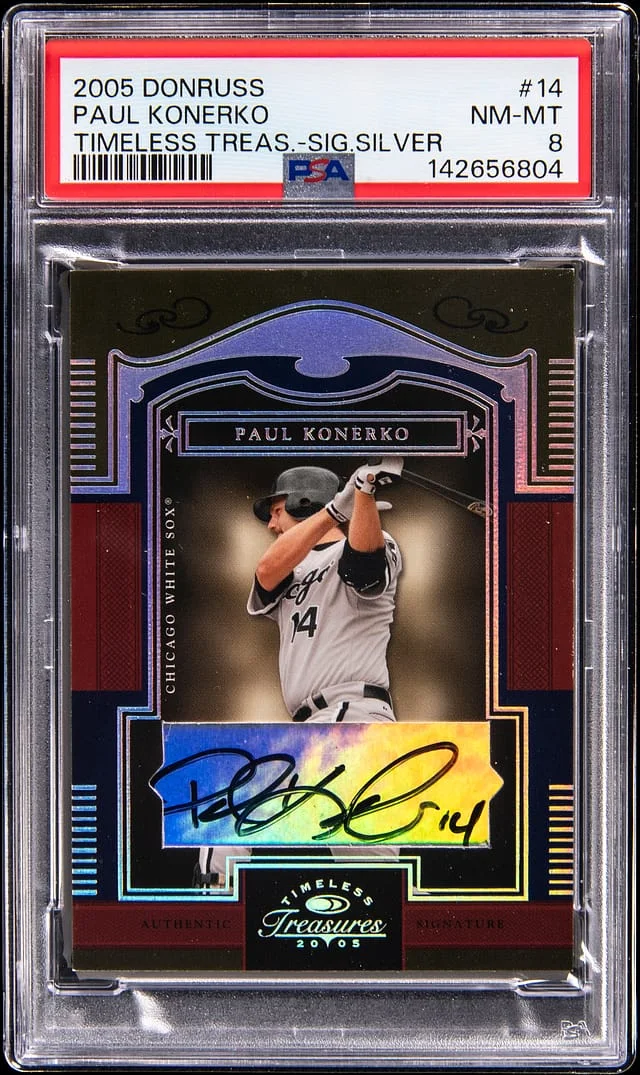 2005 Donruss Paul Konerko Timeless Treasures Signatures Silver #14 card image