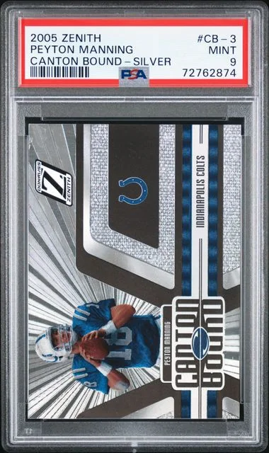 2005 Donruss Peyton Manning Zenith Canton Bound Silver #CB-3 card image