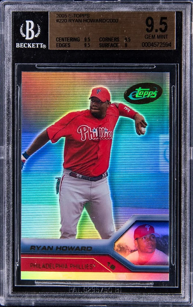 2005 E-Topps Ryan Howard #220 card image