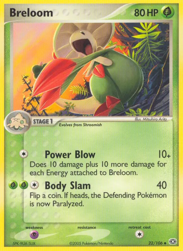 2005 Emerald Breloom Uncommon #022/106 Uncommon card image