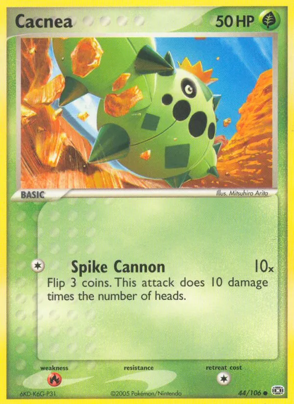 2005 Emerald Cacnea Common #044/106 Common card image