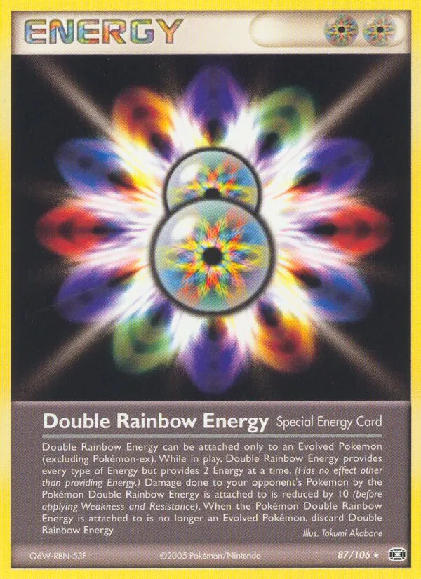 2005 Emerald Double Rainbow Energy #087/106 Rare card image