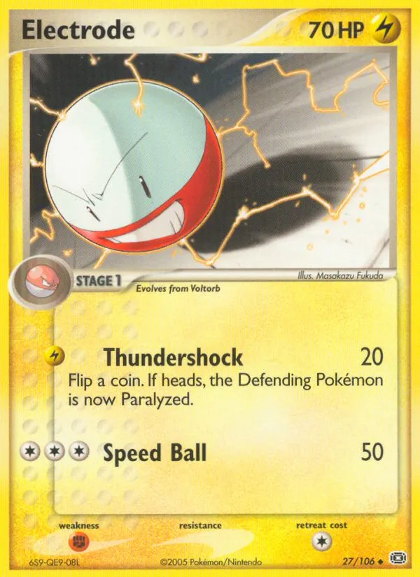 2005 Emerald Electrode Uncommon #027/106 Uncommon card image