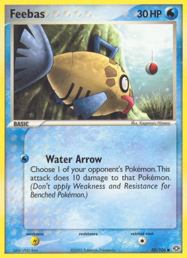 2005 Emerald Feebas #050/106 Common card image