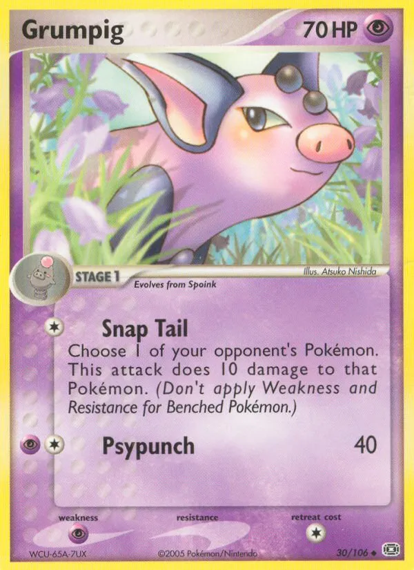 2005 Emerald Grumpig Uncommon #029/106 Uncommon card image