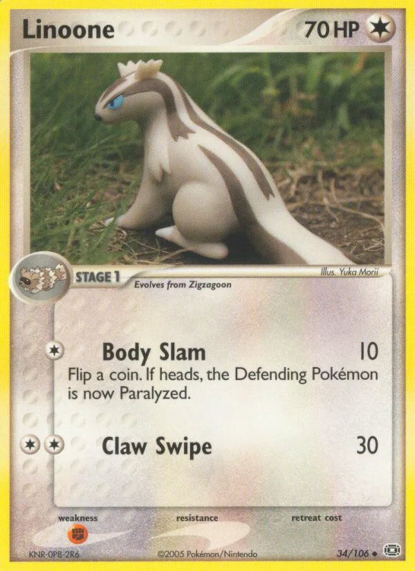 2005 Emerald Linoone Uncommon #034/106 Uncommon card image