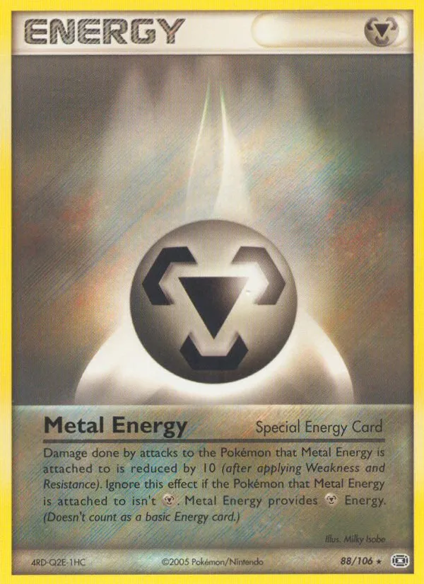 2005 Emerald Metal Energy #088/106 Rare card image