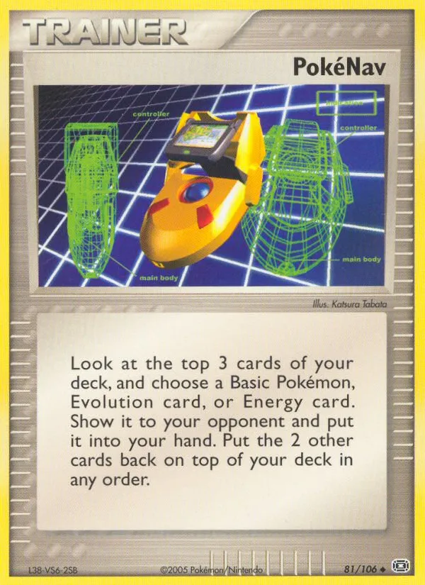 2005 Emerald PokéNav Uncommon #081/106 Uncommon card image