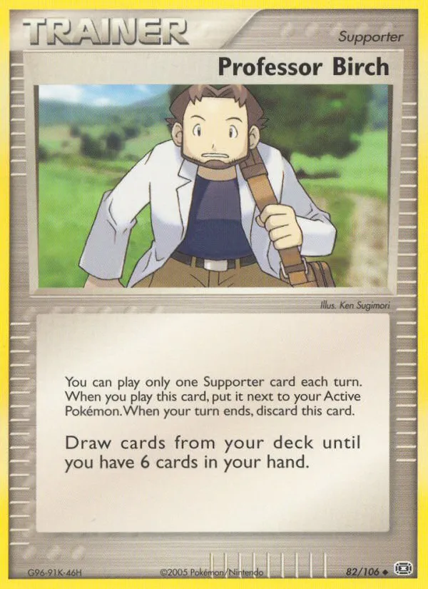 2005 Emerald Professor Birch Uncommon #082/106 Uncommon card image