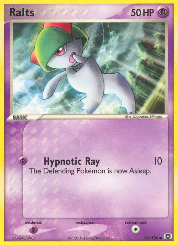 2005 Emerald Ralts Common #061/106 Common card image
