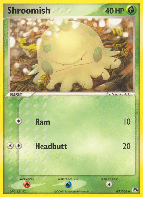 2005 Emerald Shroomish Common #063/106 Common card image
