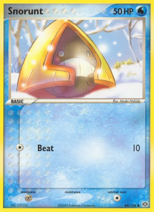 2005 Emerald Snorunt Common #064/106 Common card image