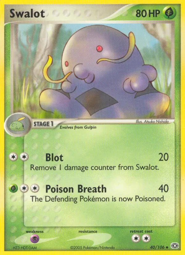 2005 Emerald Swalot Uncommon #040/106 Uncommon card image