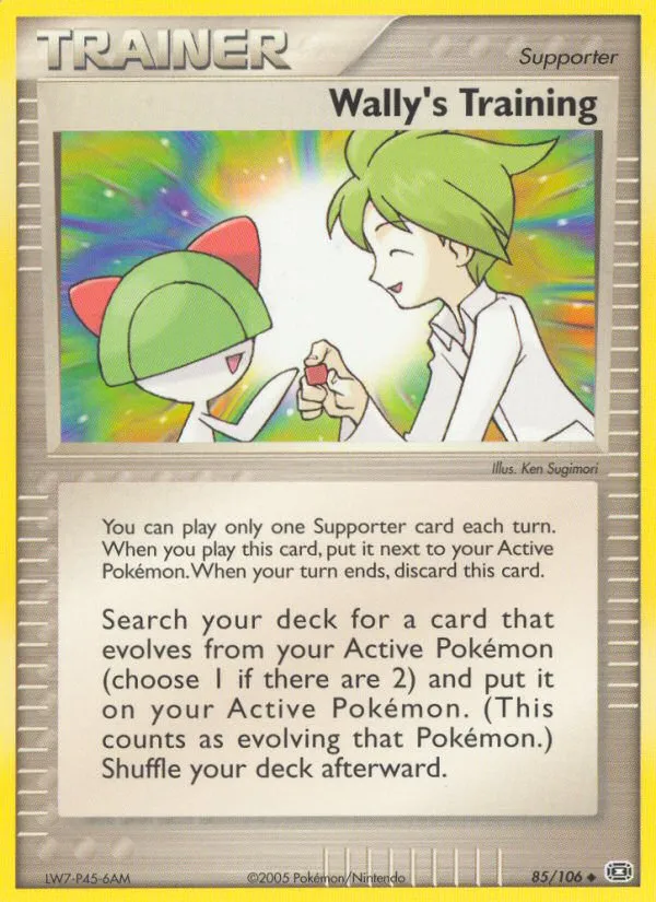 2005 Emerald Wally's Training Uncommon #085/106 Uncommon card image