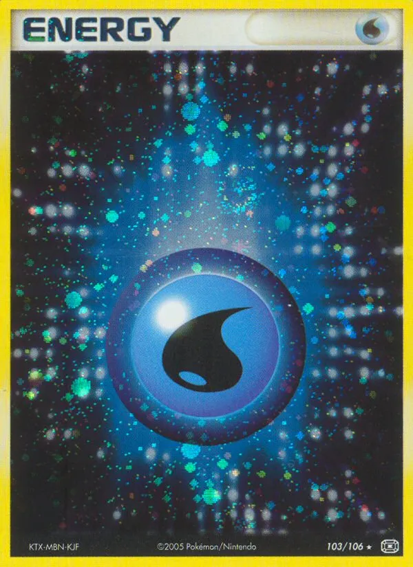 2005 Emerald Water Energy #103/106 Rare Holo card image